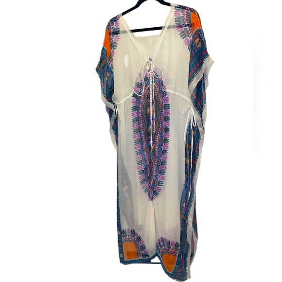 Staring at Stars-Resort Wear Sheer Coverup - Picture 2 of 3